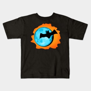 Halloween Spooky Moon Kids T-Shirt